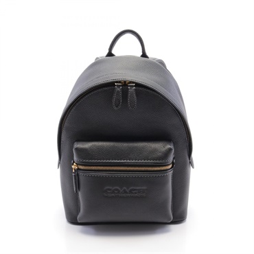 COACH Charter 24 Rucksack Backpack C8472 leather Black Used Women