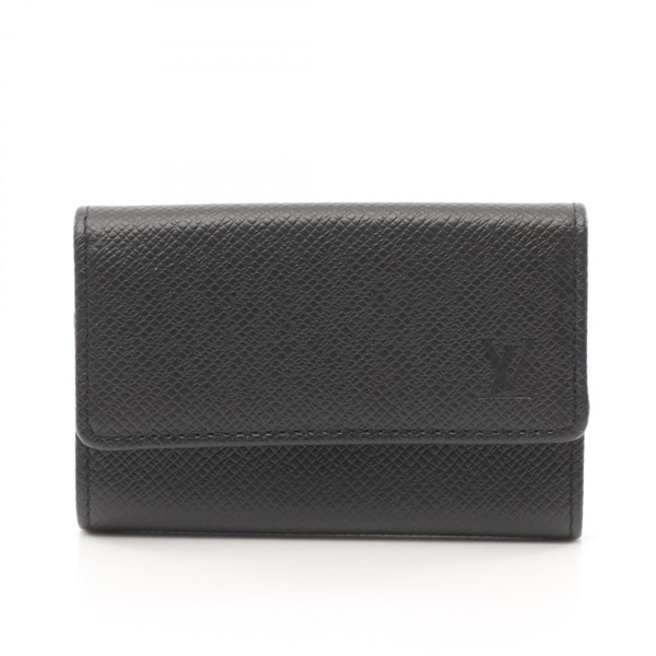 LOUIS VUITTON Multicles 6 key holder M30500 Taiga leather Noir Used Mens LV