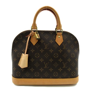 LOUIS VUITTON ALMA PM Handbag M53151 Monogram canvas Brown Used Women LV