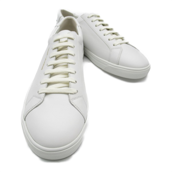 SAINT LAURENT sneakers 6068330M500903041 leather rubber White NEW mens size 41