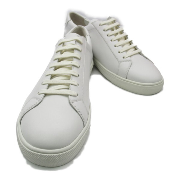 SAINT LAURENT sneakers 6068330M500903042.5 leather rubber White NEW mens #42.5