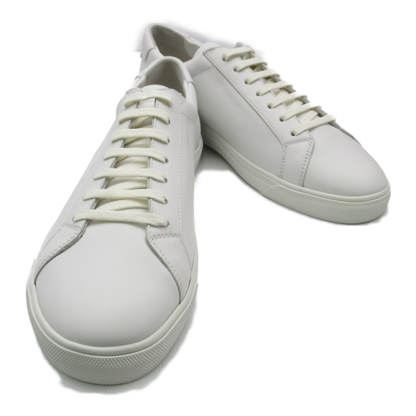 SAINT LAURENT sneakers 6068330M500903043 leather rubber White NEW mens size 43