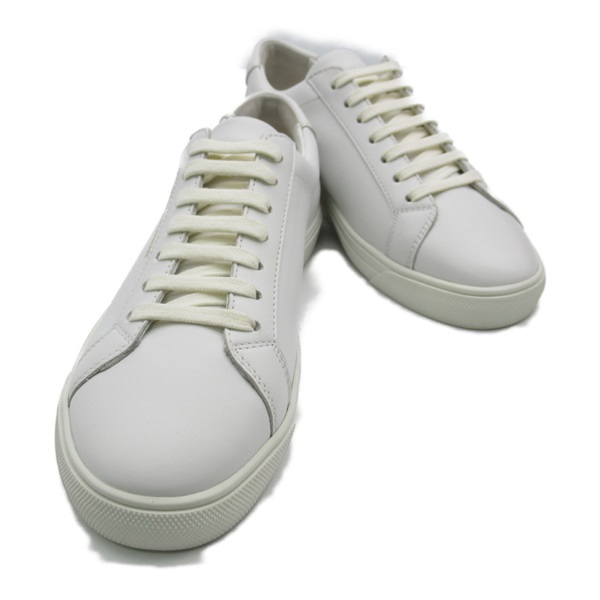 SAINT LAURENT sneakers 6068310M500903036.5 leather rubber White Women #36 1/2