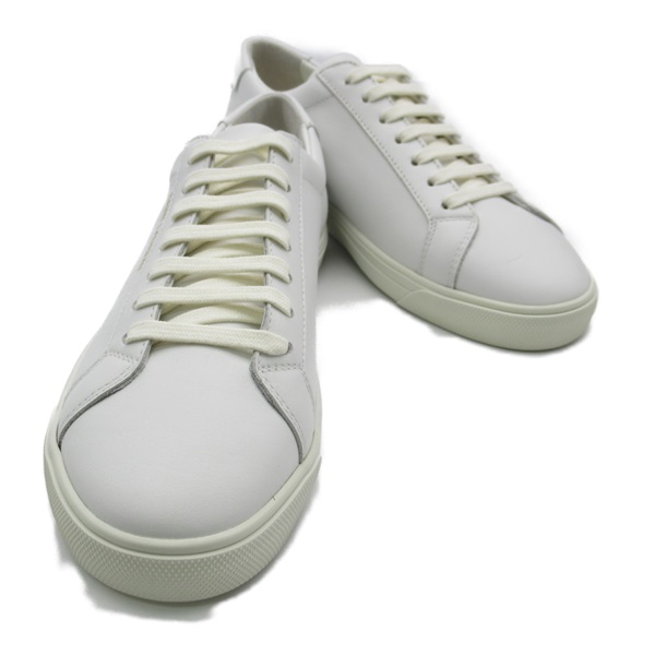 SAINT LAURENT sneakers 6068310M500903037.5 leather rubber White Women #37 1/2