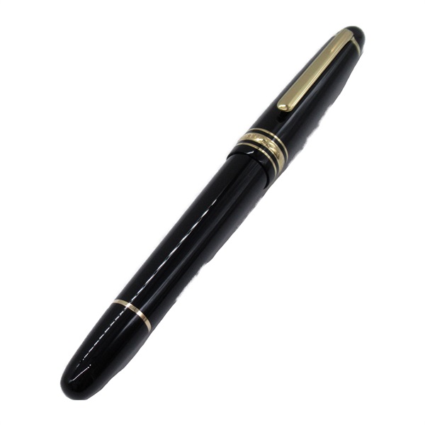 MONTBLANC Meisterstück Classic Fountain Pen 106514 Precious resin K14 Black Used