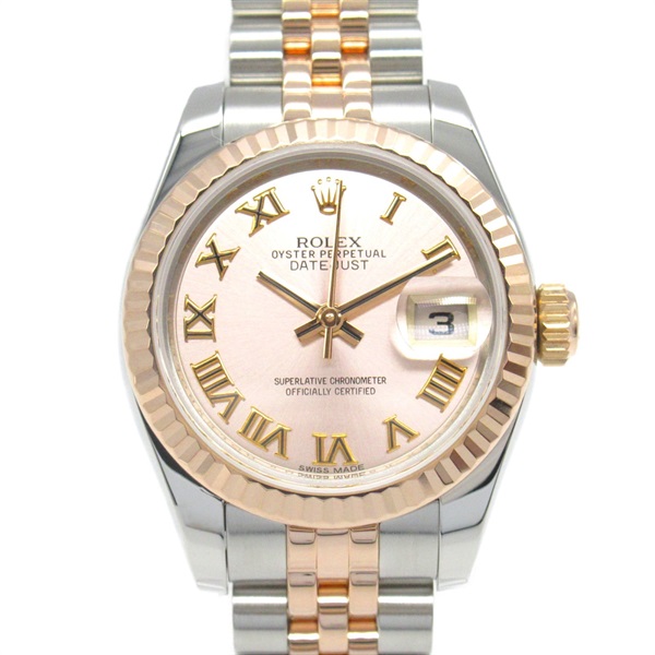 ROLEX Datejust Wrist Watch 179171 Automatic 18KPG Stainless Steel Used Women