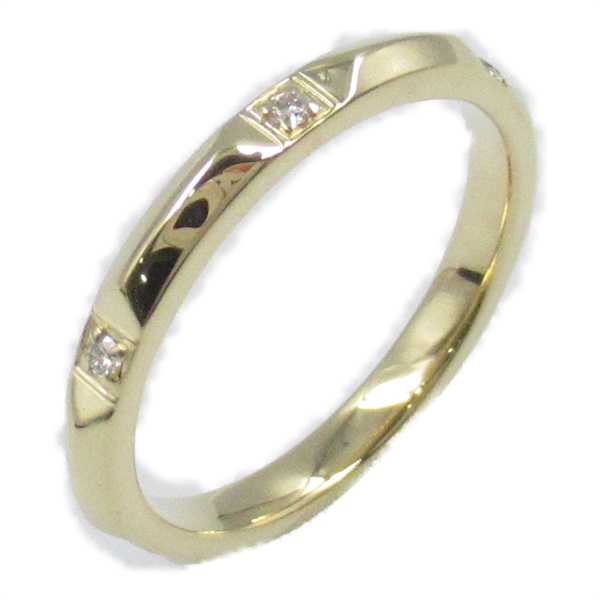 TIFFANY＆CO True Band 6P Diamond Ring #6.25 US size K18 Yellow Gold Used