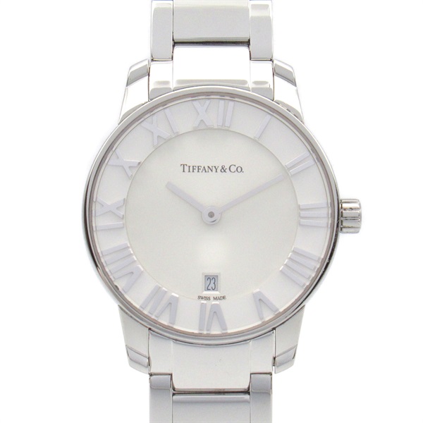 TIFFANY＆CO Atlas 2 hand wrist watch 34875995 Quartz Stainless Steel Used Women