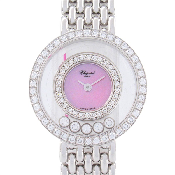 Chopard Happy Diamonds Bezel Wrist Watch 20/5691 Quartz K18WG Used Women