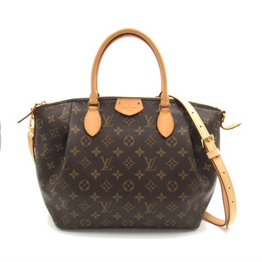 LOUIS VUITTON Turrene MM 2way shoulder Tote Bag M48814 Monogram Brown Used LV