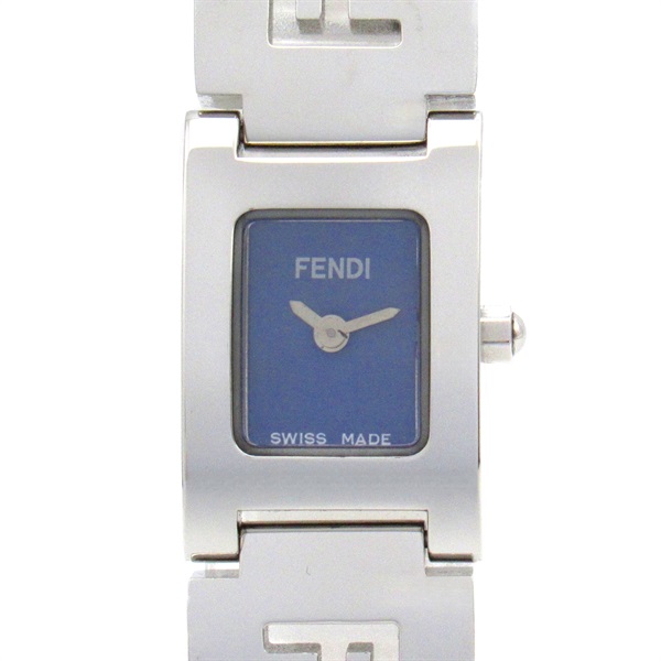 FENDI Wrist Watch 3150L Quartz Stainless Steel Used Women blue