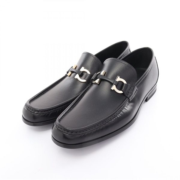 Salvatore Ferragamo GRANDIOSO loafers #8.5 shoes 0294577698808.5 leather Black