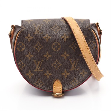 LOUIS VUITTON Tambourine Shoulder Bag M51179 Monogram canvas Brown Used Women