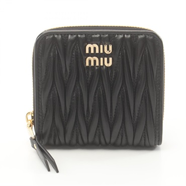 Miu Miu MATELASSE
1 wallet Purse 5ML5222FPPF0002 leather Black NEW Women 4