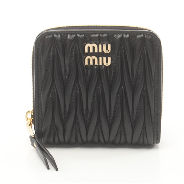 Miu Miu MATELASSE
1 wallet Purse 5ML5222FPPF0002 leather Black NEW Women 2