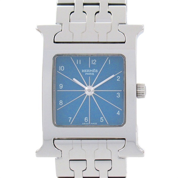 HERMES H Wrist Watch HH1.210 Quartz Stainless Steel Used