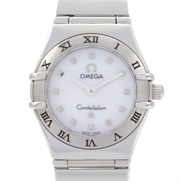 OMEGA Constellation Mini My Choice Wrist Watch 1561.71 Quartz Stainless Steel Used Women