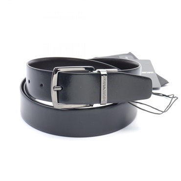 Emporio Armani belt Y4S195 leather Black NEW mens