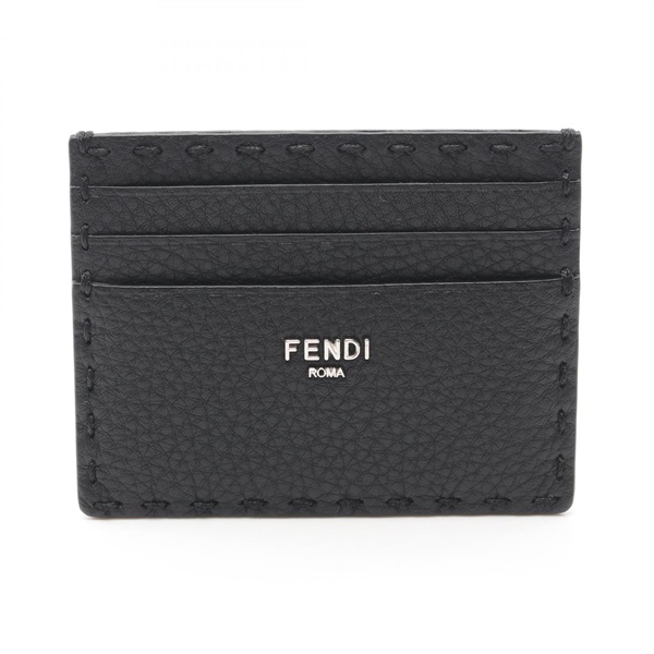 FENDI Selleria Card Case 7M0164AP3BF0GXN leather Black NEW unisex 1