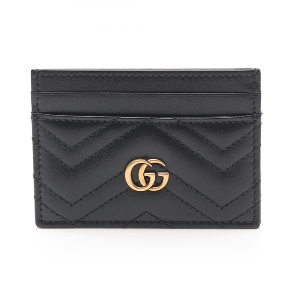 GUCCI GG Marmont Card Case holder 443127DTD1T1000 leather Black