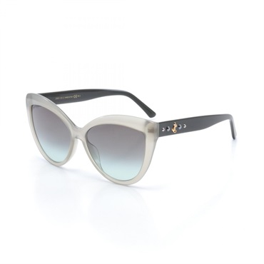 JIMMY CHOO sunglasses SINNIE G S Plastic Gray Black NEW Women