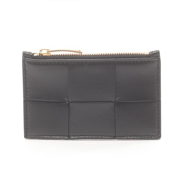 BOTTEGA VENETA Maxi Intrecciato coin purse 681010VCQC48425 leather Black NEW