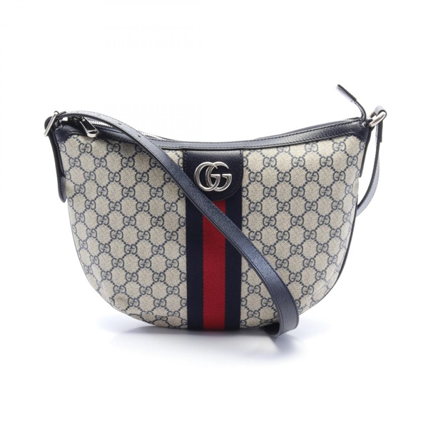 GUCCI Ophidia Small GG Supreme Shoulder Bag 5981252ZGMN4076 canvas beige blue