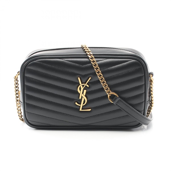 SAINT LAURENT LOU Mini Bag Shoulder Bag 748849DV7071000 leather Black NEW Women