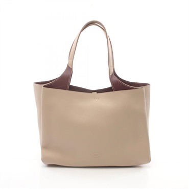 TOD’S Tote Hand Bag XBWAPAF0300QRI9P13 leather Beige Used Women