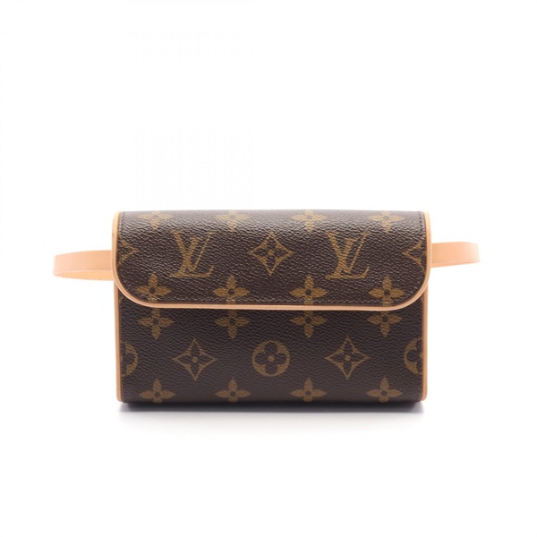 LOUIS VUITTON Pochette Florentine Waist bag M51855 Monogram canvas Brown Used