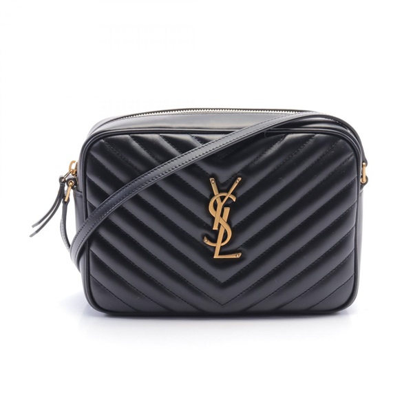 SAINT LAURENT LOU Monogram camera Shoulder Bag 761554DV7071000 leather Black NEW