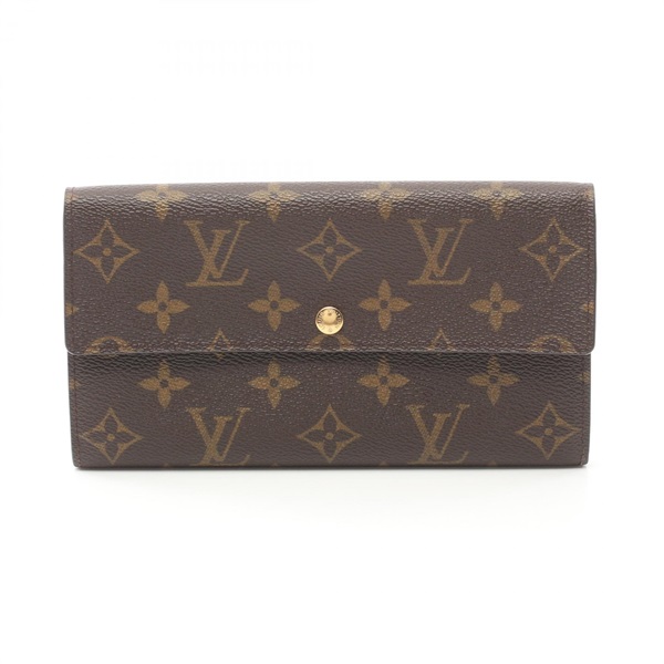 LOUIS VUITTON Pochette Porte-monnaie Credit Bi‐fold wallet M61725 Monogram LV