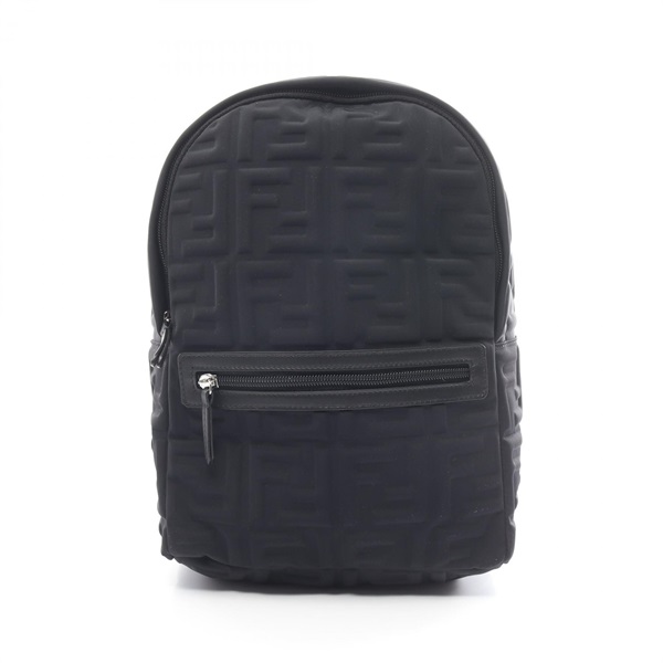 FENDI Zucca Rucksack Backpack 8BZ040APYBF05U0 Nylon leather Black NEW unisex