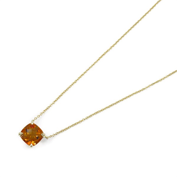 TIFFANY＆CO Sparkler Citrine Necklace Pendant 18KYG Yellow Gold Used women