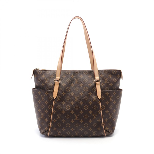 LOUIS VUITTON Totally MM Shoulder Tote Bag M56689 Monogram Canvas Brown Used LV