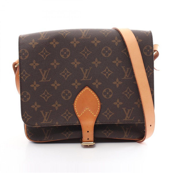 LOUIS VUITTON Cartouchiere GM 26 Crossbosy Shoulder Bag M51252 Monogram Used LV