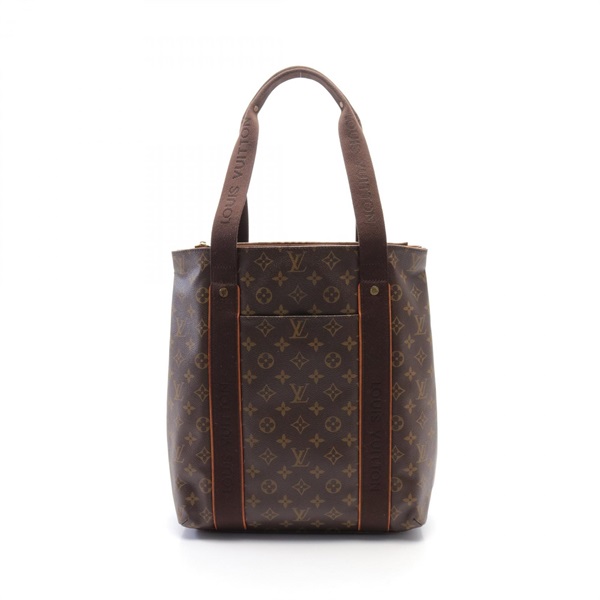 LOUIS VUITTON Cabas Bobur Monogram Tote Bag M53013 canvas leather Brown Used LV