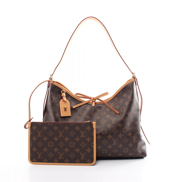 LOUIS VUITTON CarryAll NM MM Shoulder Bag M46197 Monogram canvas leather Brown