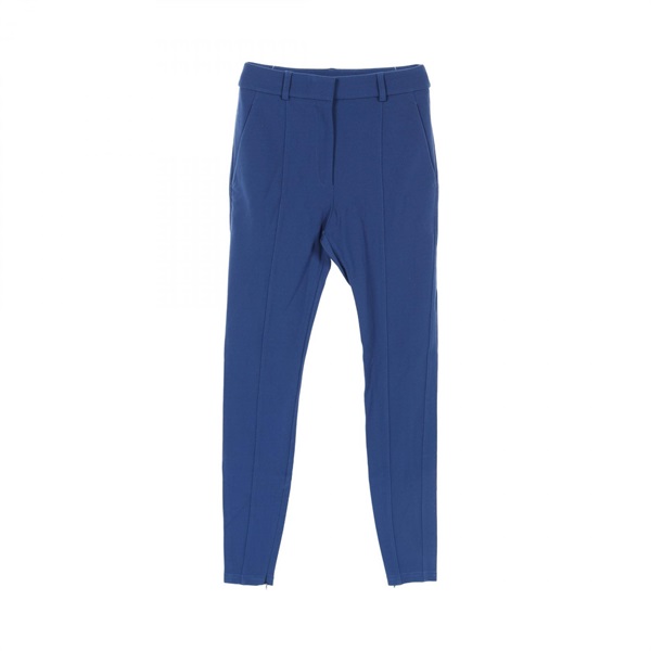 BURBERRY Pants trousers Viscose Nylon Blue Used Women #UK4 US2