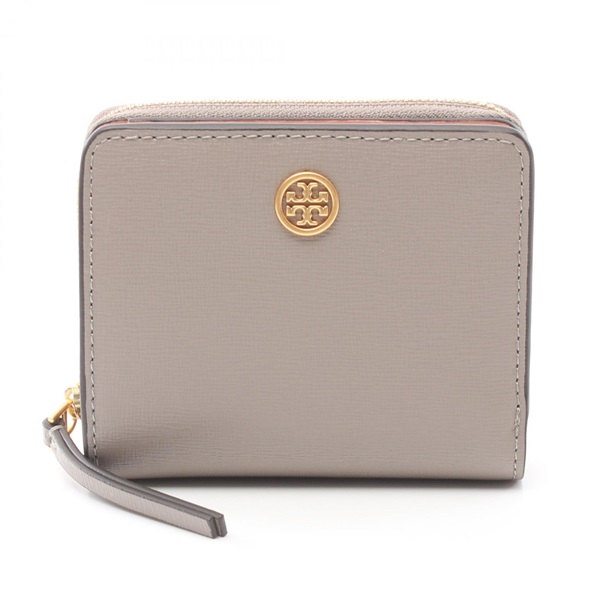 Tory Burch ROBINSON Bifold Wallet Bi-fold wallet 88731082 leather Beige NEW 1