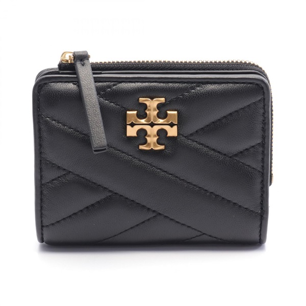 Tory Burch KIRA Bi-fold wallet Purse 153121001 leather Black NEW Women 1