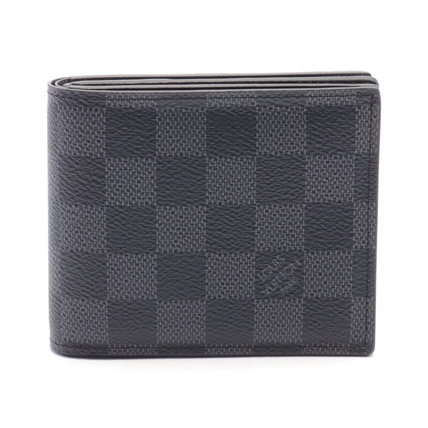 LOUIS VUITTON Portefeuille Amerigo NM Bifold wallet N60053 Damier graphite Used