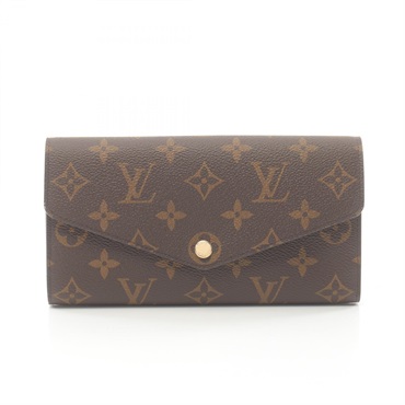 LOUIS VUITTON Portefeuille Sarah NM Bifold wallet purse M83580 Monogram Used LV