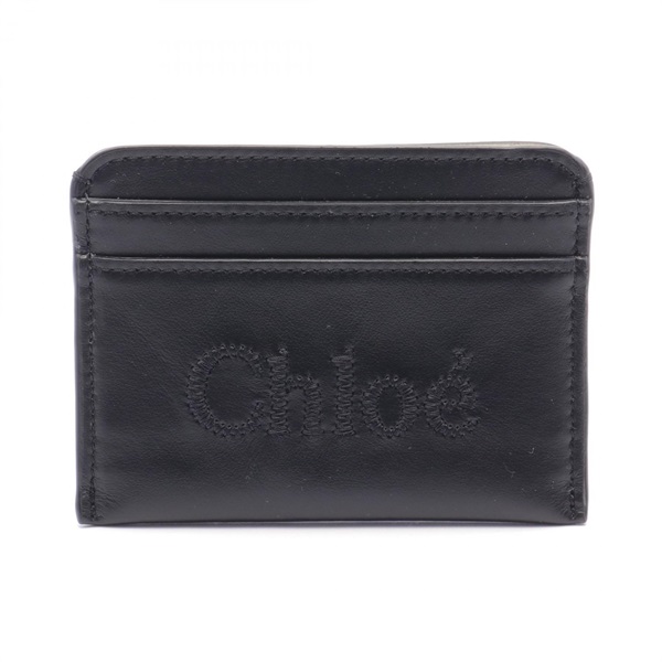 Chloe Card Holder CHC23SP868I10001 leather Black NEW Women