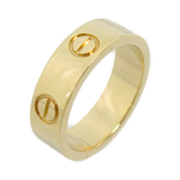 CARTIER Love Ring 18KYG Yellow Gold Used women US size 5.75 #51