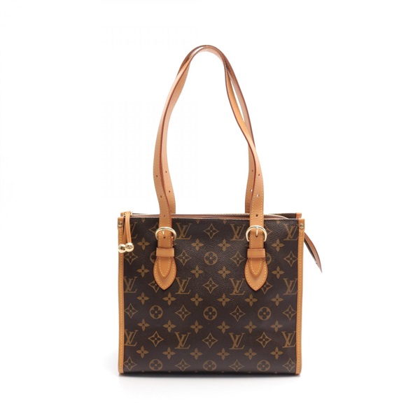 LOUIS VUITTON Popincourt Haut Shoulder Tote Bag M40007 Monogram Leather Used LV