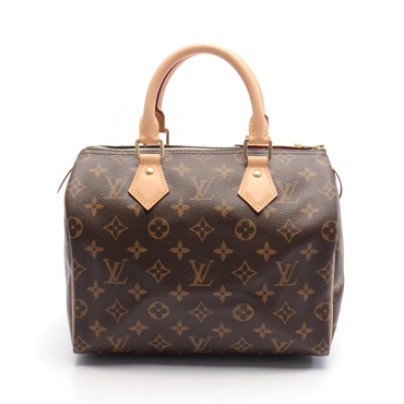 LOUIS VUITTON Speedy 25 Boston Handbag M41109 Monogram canvas Brown Used Women