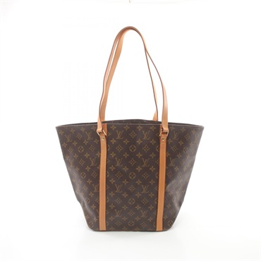 LOUIS VUITTON Sac shopping Tote Bag M51108 Monogram canvas Brown Used Women LV