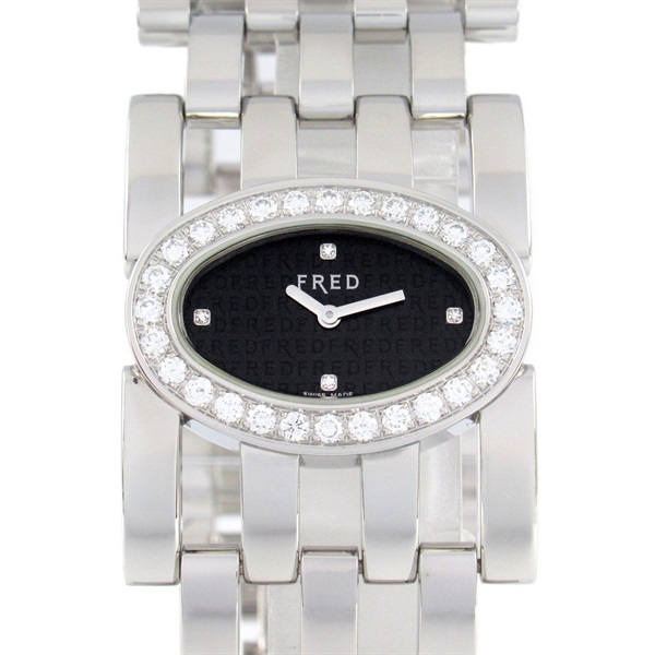 FRED pretty woman Wrist Watch FD032111 Quartz Stainless Steel Used Women