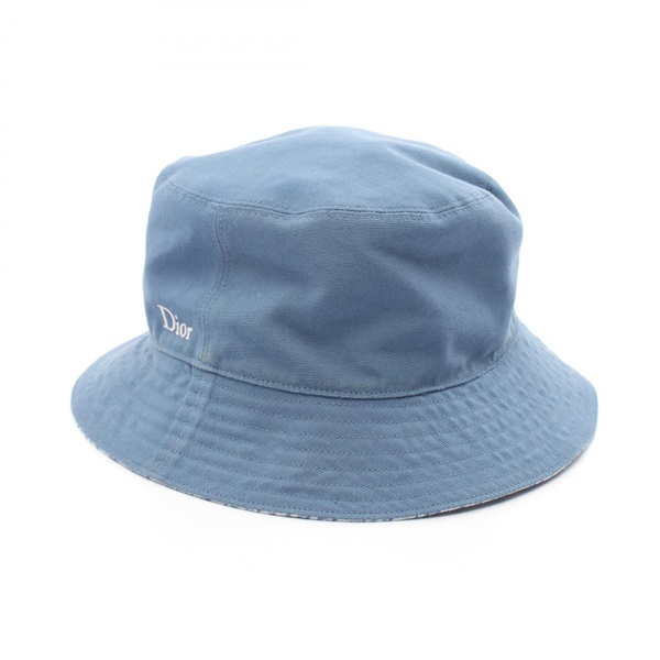 Dior Oblique hat 393C906A592058559 canvas Blue White NEW mens #59